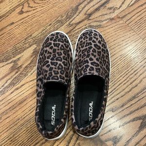 Womens Soda slip ons